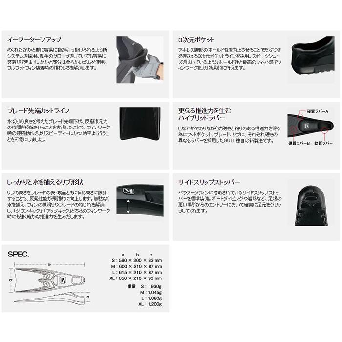 GULL GULL(ガル) SUPER MEW スーパーミューフィン : DivingGear GULL GULL(ガル) SUPER MEW スーパーミューフィン : DivingGear