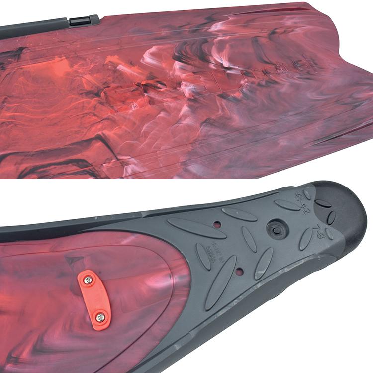 SEAC MOTUS CAMO ロングフィン グレー（28cm ブルー） 【公式通販】