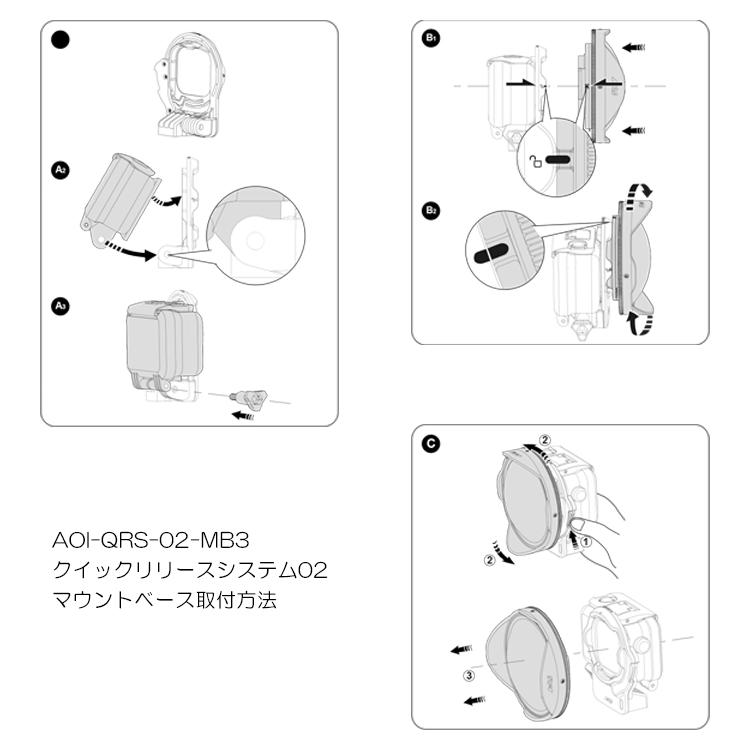 AOI AOI(エーオーアイ) AOI-QRS-02-MB3 クイックリリースシステム02