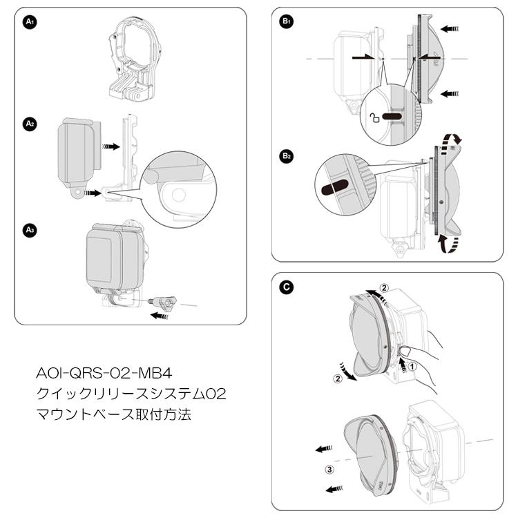 AOI AOI(エーオーアイ) AOI-QRS-02-MB4 クイックリリースシステム02