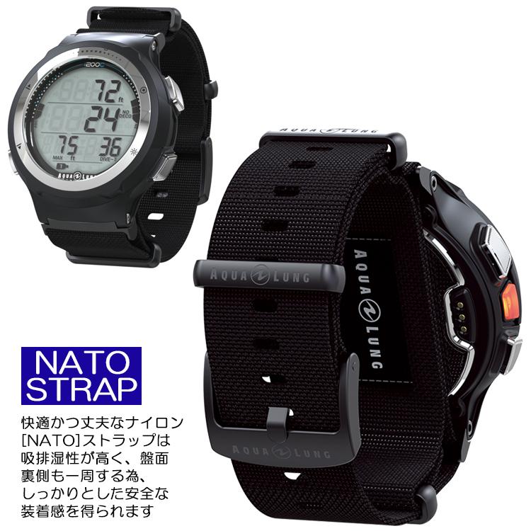 AQUALUNG AQUA LUNG(アクアラング) i200C Black [NATOストラップ仕様 