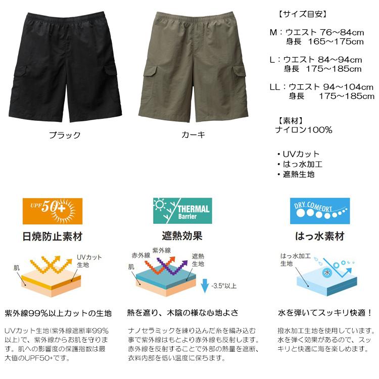 AQA（エーキューエー） KW-4685 遮熱サーフパンツ 5分丈 UVカット