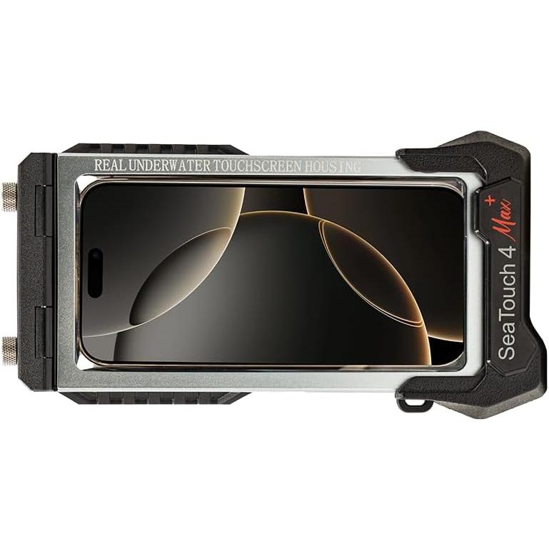 Fisheye フィッシュアイ DIVEVOLK DAFDB SeaTouch 4 Maxアンダーウォータースマートフォンハウジングプラスブラック #10570_1