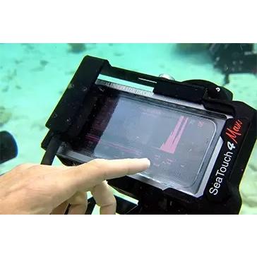 Fisheye フィッシュアイ DIVEVOLK DAFDB SeaTouch 4 Maxアンダーウォータースマートフォンハウジングプラスブラック #10570_3