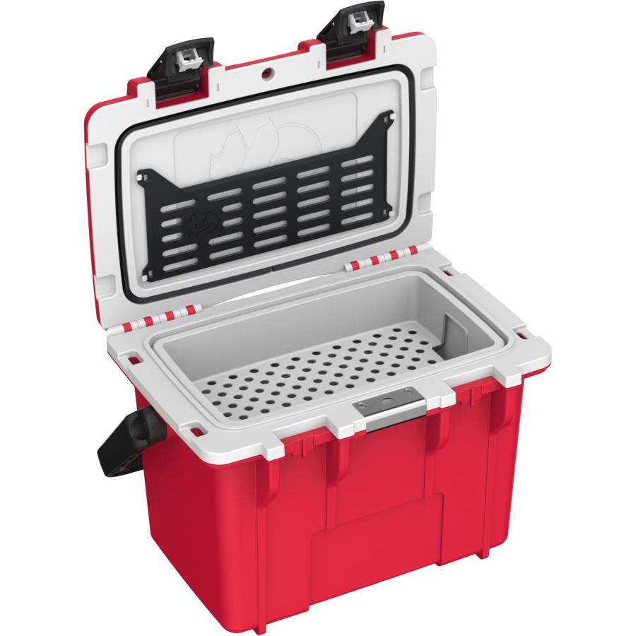 PELICAN ペリカン 14QT パーソナルクーラー オーシャレッド/ホワイト [14Q-5-OSHAREDWHT] 14QT 13.25 L Personal Cooler 保冷 ランチボックス 高耐久_2