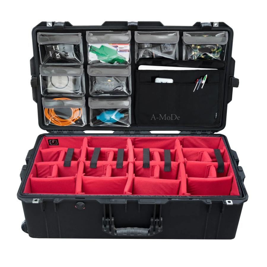 PELICAN ペリカン 1615用 蓋オーガナイザー 8つの透明TPUポケット 13