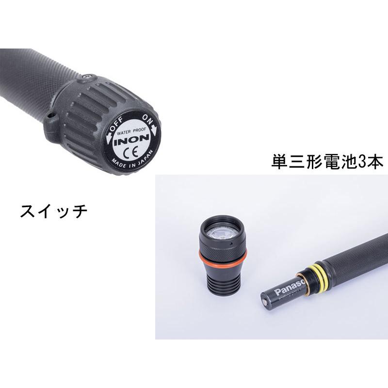 INON(イノン)LE600h-W LEDライト ☆最大光量600ルーメン、照射 INON(イノン)LE600h-W LEDライト ☆最大光量600ルーメン、照射