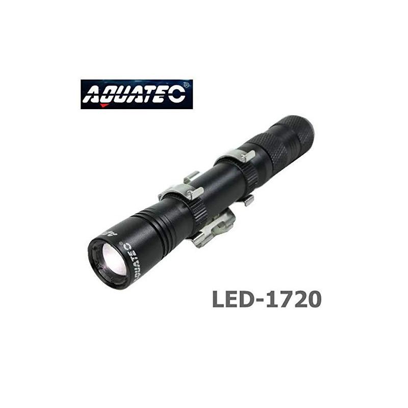 再入荷/予約販売! AQUATEC アクアテック 驚きの価格が実現 超小型LED水中ライト LED-1720 ダイビング ヘッドライト 200ルーメン 防水ライト スポット アウトドア 150m防水