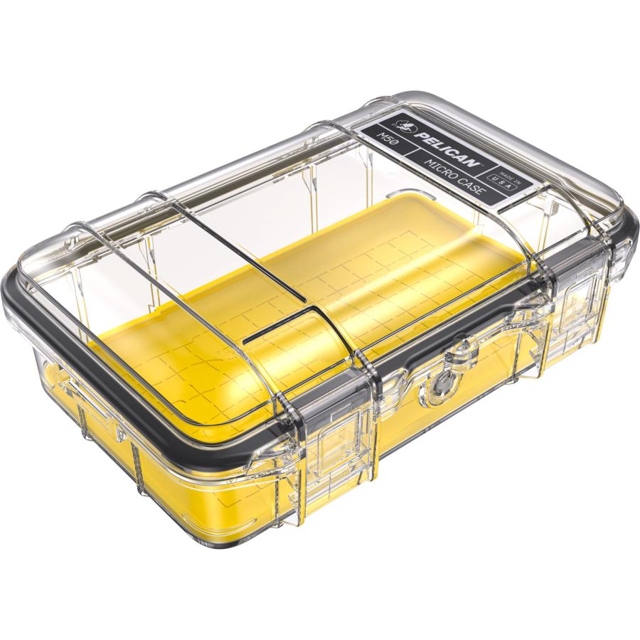 PELICAN ペリカン M50マイクロケース YELLOW CLEARイエロークリア