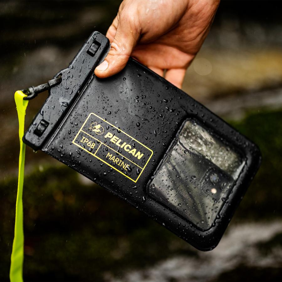PELICAN ペリカン 防水スマホポーチXL ブラック/ネオングリーン [PP044688] IP68 Pelican Marine Waterproof Floating Pouch 水に浮く 6.9インチまで対応 |  | 04