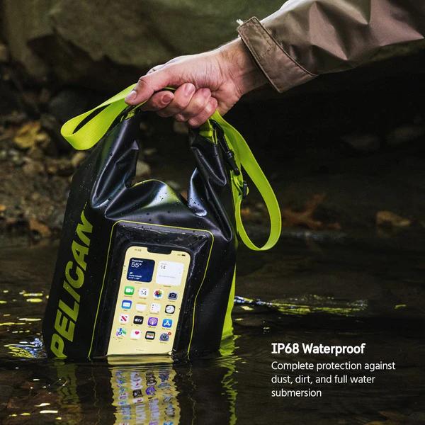 PELICAN ペリカン 防水ドライバッグ 5L ブラック/ネオン [PP050444