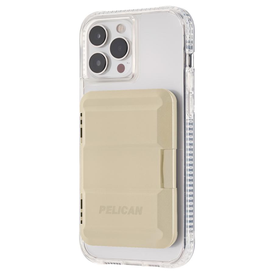 PELICAN ペリカン MagSafe対応 カード ウォレット デザートタン [PP050792] Pelican Protector カードホルダー 背面ケース | 