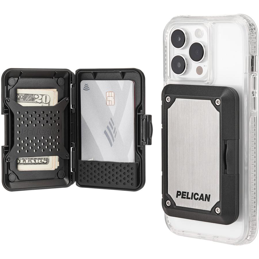 PELICAN ペリカン カードホルダー MagSafe対応 チタニウム [PP053748