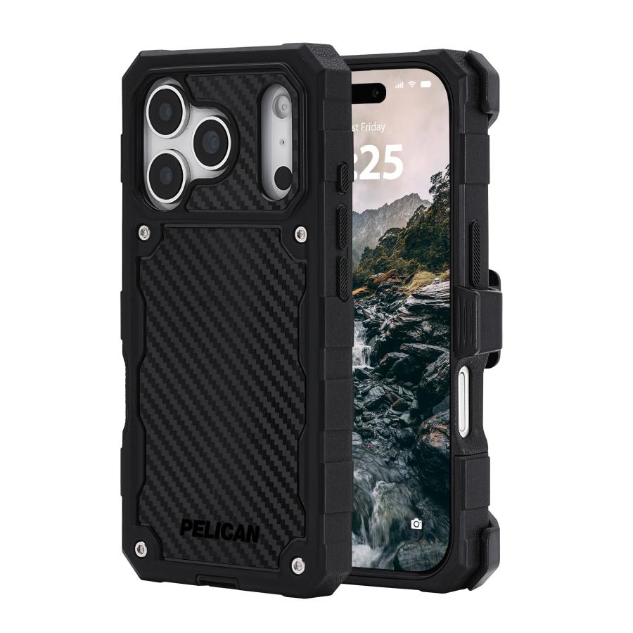 PELICAN ペリカン iPhone17 Pro用 シールド カーボンファイバー調
