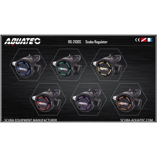 AQUATEC アクアテック レギュレーター/オクトパス 2ndステージ【RG-2100S】レギュレター