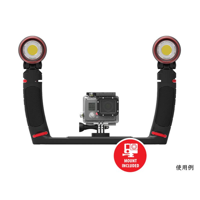 シーライフ Sea Dragon Duo 5000F ダブルグリップ＆ダブルトレーセット [SL989] 2500ルーメン×2灯の画像