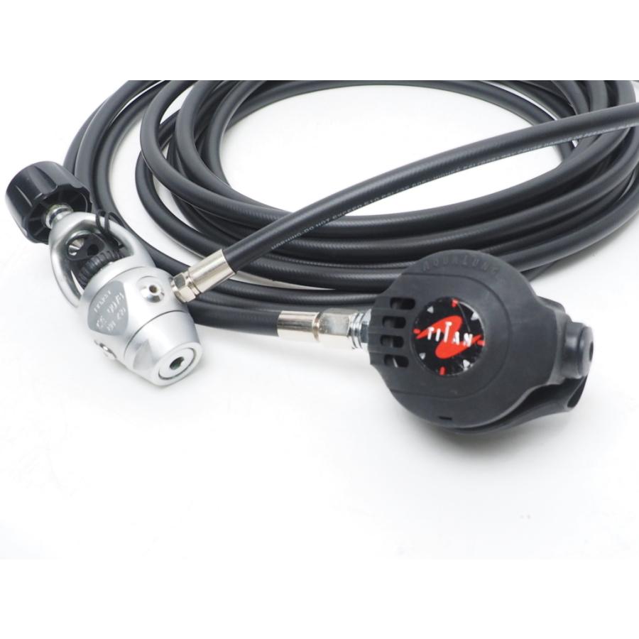 AQUALUNG フーカーレギュレターセット 10mホース新品 中古レギュレター 