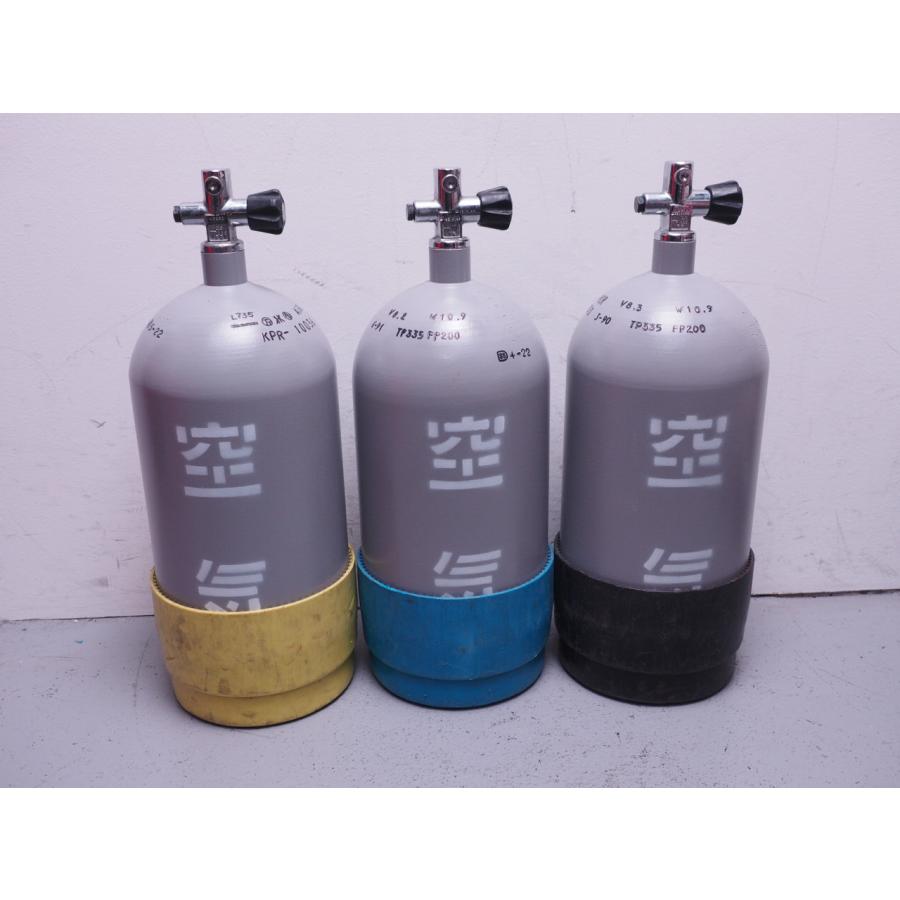 USED AQUALANG アクアラング 8L スチールタンク メタリコン塗装 USED AQUALANG アクアラング 8L スチールタンク メタリコン塗装
