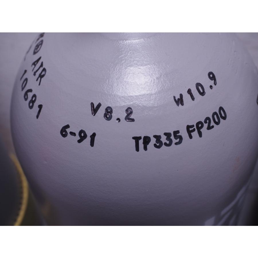 USED AQUALANG アクアラング 8L スチールタンク メタリコン塗装 USED AQUALANG アクアラング 8L スチールタンク メタリコン塗装
