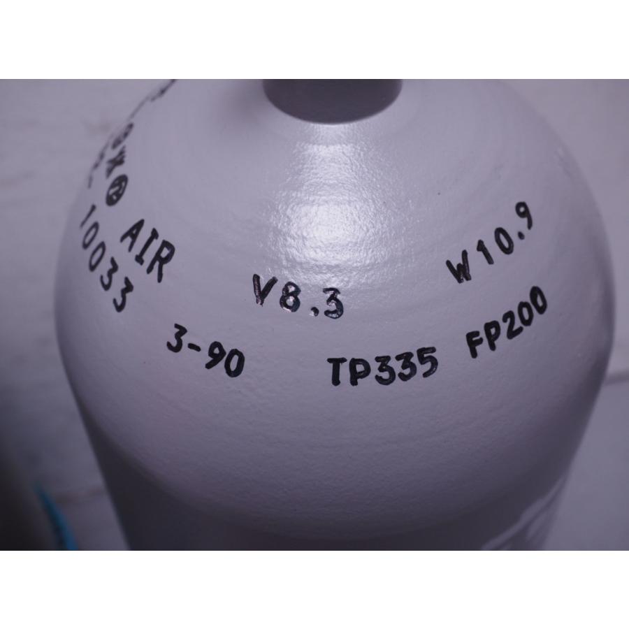 USED AQUALANG アクアラング 8L スチールタンク メタリコン塗装 USED AQUALANG アクアラング 8L スチールタンク メタリコン塗装