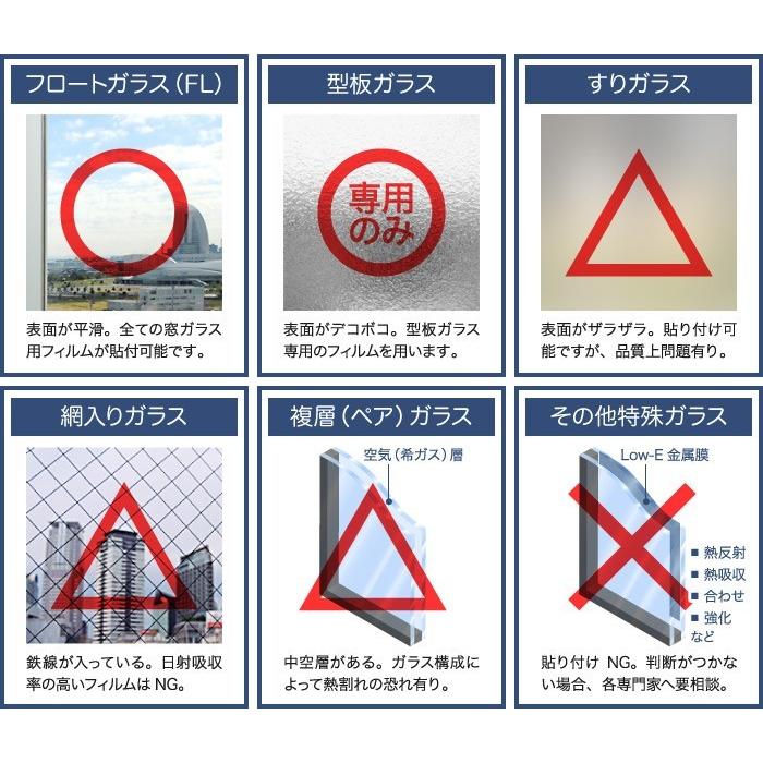 窓 フィルム 外から見えない マジックミラー 窓ガラス透明断熱フィルム 