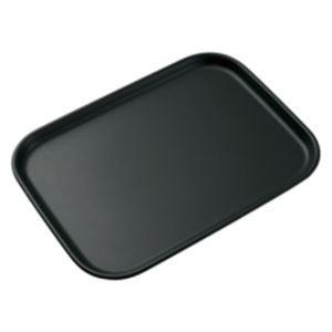 （まとめ）サンナップ ミニトレー MT-NSBK 長角 ブラック〔×5セット〕