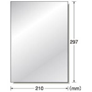 (業務用20セット) エーワン 屋外用ラベルシール/ステッカー 〔A4 全面 10枚〕 ノーカット ツヤ消し 31035 シルバー