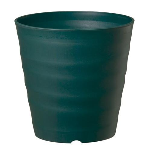 観葉植物 ポット おしゃれ フレグラーポット　18型　容量3L　ダークグリーン色　幅180× 高さ180× 奥行180mm 観葉植物 鉢皿