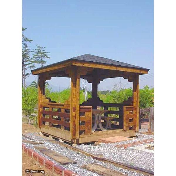 憧れのガゼボ 西洋東屋 四阿 を建ててみませんか セルフビルドあずまやキット 小 Bl A1 Bl A1 D I Yキットハウス 通販 Yahoo ショッピング
