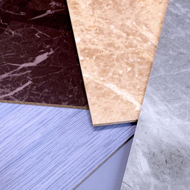 木質化粧面材カラリアル COLORIAL　抽象柄×石目柄　KDB-M47AX3108　3×1225×2135mm（10kg/2枚入り）（A品／お取り寄せ）EIDAI 永大産業 内装材 家具造作材