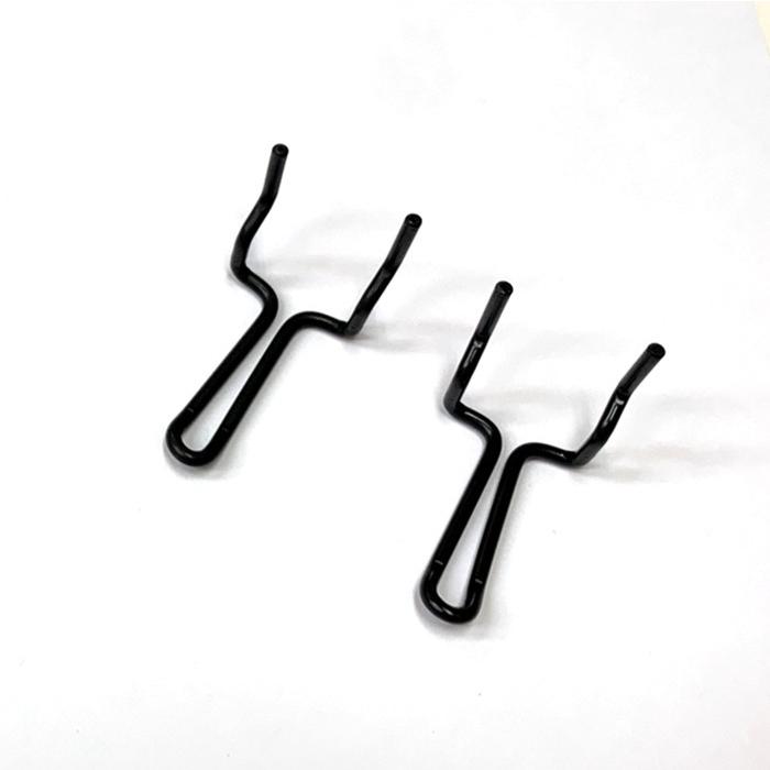 4mm厚有孔ボード用 黒フック ANB-801（2本入）25P用 L＝30タイプ 1