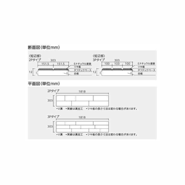 EIDAI（永大） 【捨貼用】床暖房対応 銘樹 モクトーンC MANV-OAP（2Pタイプ）（A品・取寄せ）23kg/1坪入 永大産業 ツキ板 ...