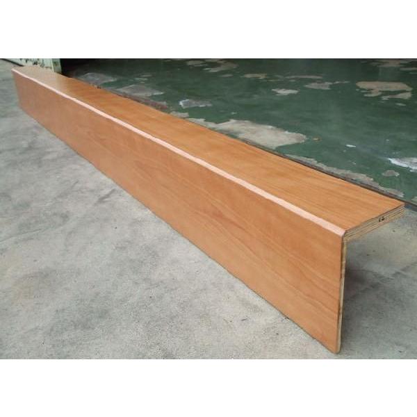 リフォーム框/後付け上がり框 サクラ赤 12mm×105mm×170mm×1950mm (4kg