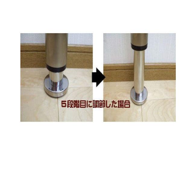 クリアポールシステム（昇降式） クロームメッキCP-602A（約3kg/本