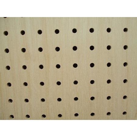 ラワン有孔ボード(無塗装) 【エイジドチェスナット】 4mm×920mm×1830mm(8φ-30P/A品) 5枚組　穴あきボード　パンチングボード　DIY　diy　ペグボード