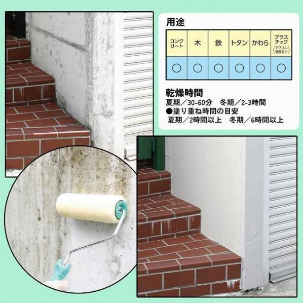 アサヒペン 水性スーパーコート ミルキーホワイト 5L