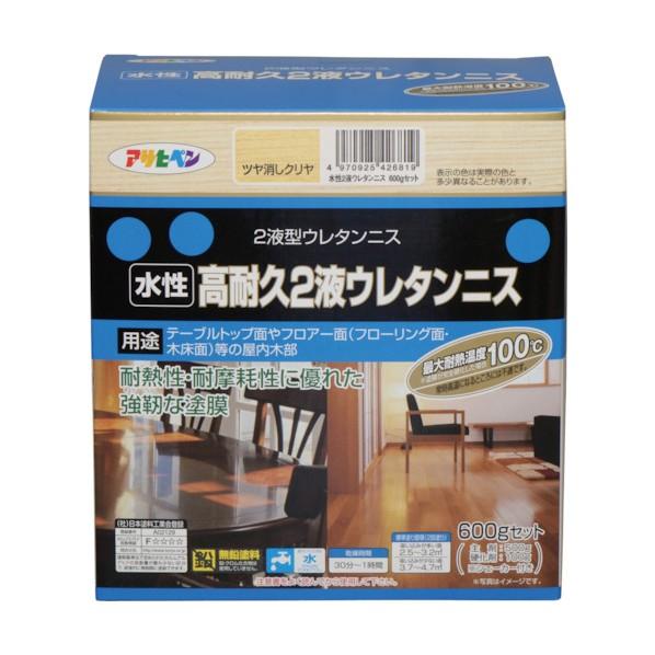 アサヒペン 水性高耐久2液ウレタンニス つや消しクリヤ 600g A01 3060 Diy Factory Online Shop 通販 Yahoo ショッピング