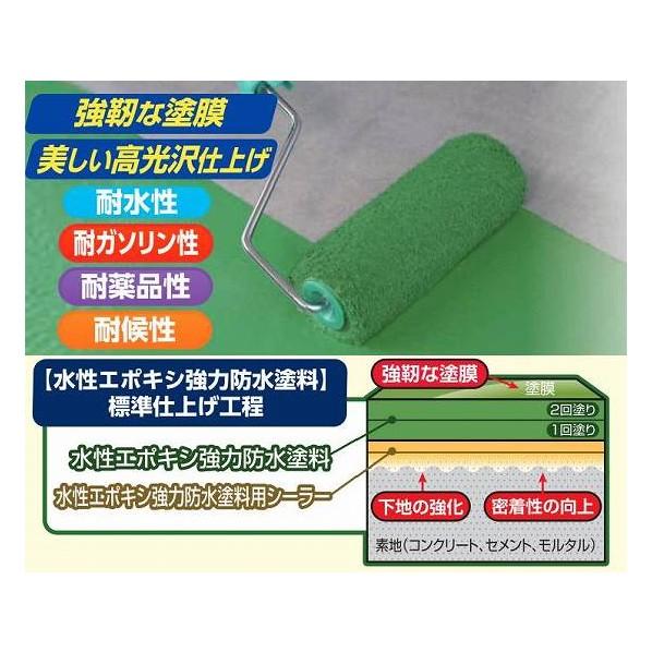 アサヒペン 水性2液型エポキシ強力防水塗料用シーラー クリヤ 1Kg