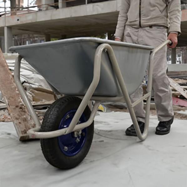 浅香工業 ※法人専用品※浅香工業一輪車3才パンクレス車輪付181039 : DIY