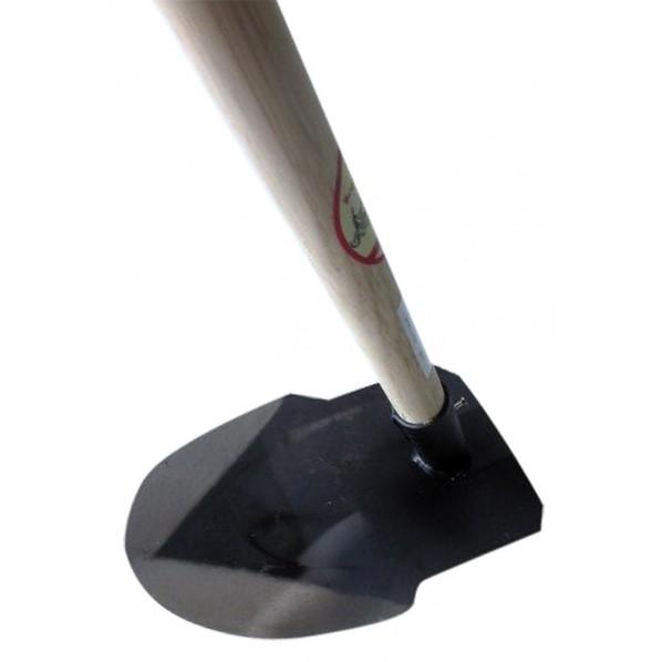 法人専用品※浅香工業 豊穣 越中鍬全鋼小 1050 柄付 075356 1丁