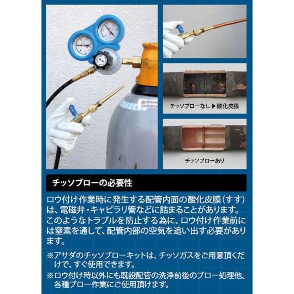 アサダ チッソブローキット(空調工具用品) XP676 1S_1