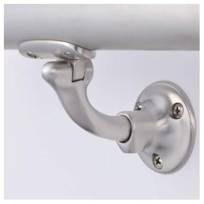 アサノ ステンレス鋼製壁付手すり 自在L型鉤括弧操作手順(鏡面) φ32×3M AK43910M-30