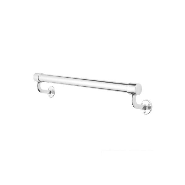 アサノ ステンレス製壁付手摺 L型エンドブラケット仕様 φ38×1M AK43933-10