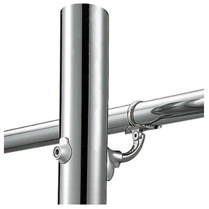 Asano V400 自在L型 Pブラケット 継手タイプ(鏡面) φ35 AK41833M 0