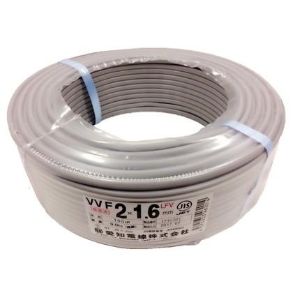 愛知電線 VVFケーブル600Vビニル絶縁ビニルシースケーブル 100m巻 VVF2X1.6M100 1