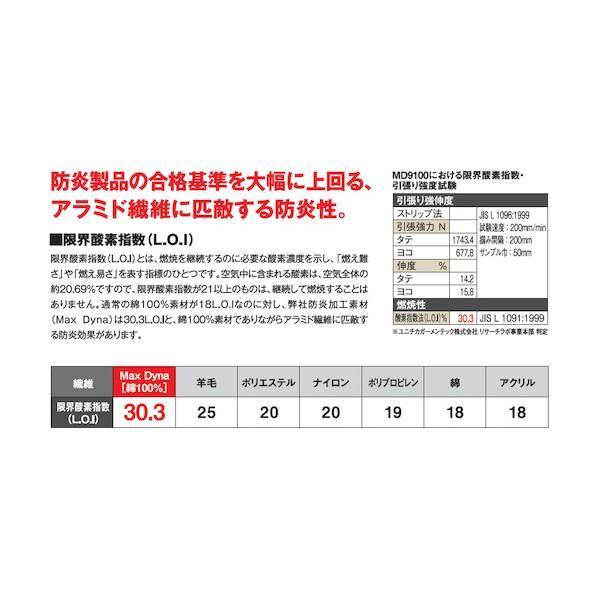 アリオカ 防炎ジャンパー MD2000-6L-AGの画像