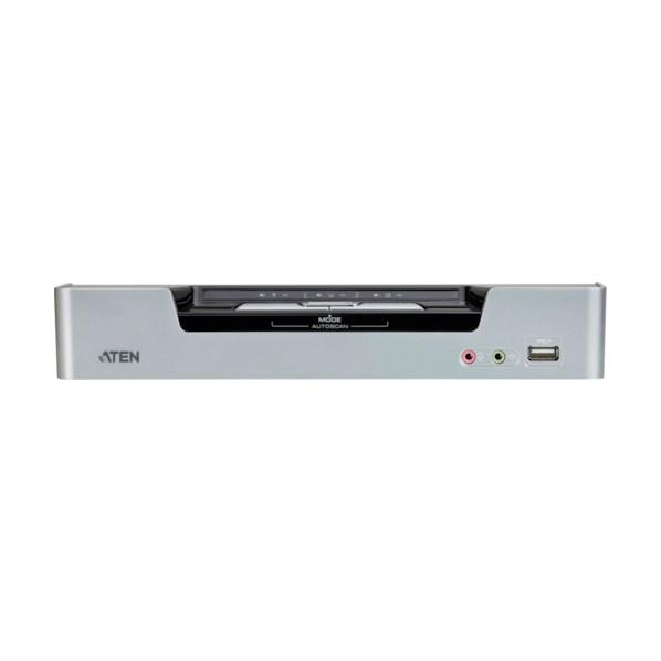 ATEN ＡＴＥＮ ＫＶＭＰスイッチ ２ポート ／ ＤＶＩ ／ ＵＳＢ ／ オーディオ ／ デュアルモニタ CS1642Aの画像