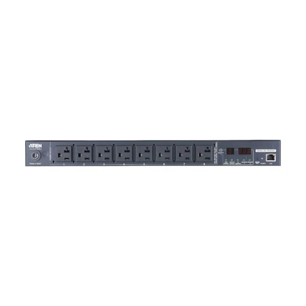 ATEN ＡＴＥＮ　ｅｃｏ　ＰＤＵ　／ＮＥＭＡ／１００Ｖ／２０Ａ／１Ｕタイプ／８ポート／計測機能搭載／温湿度センサー対応　 PE5208A_2