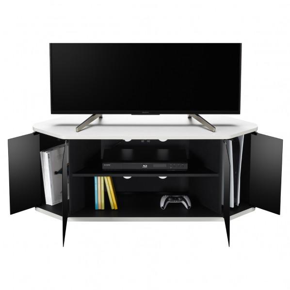 ※法人専用品※朝日木材加工 ラシーヌロジック コーナーテレビ台 ホワイト RCA-4512LG-WH 1個_5