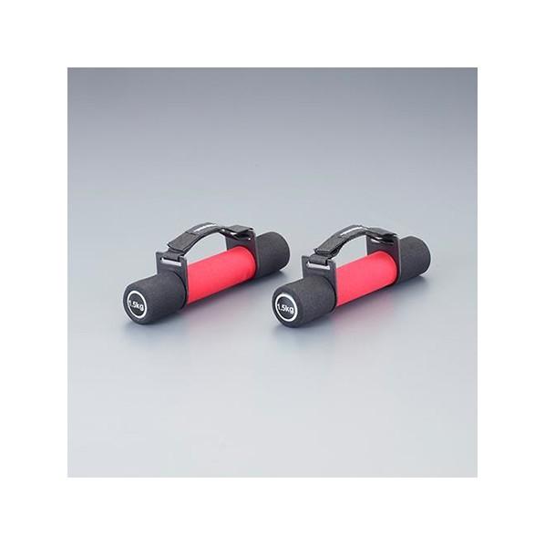アズワン エクササイズ用ダンベル 1.5kg×2 EA763DK-7 64-7919-89 : DIY